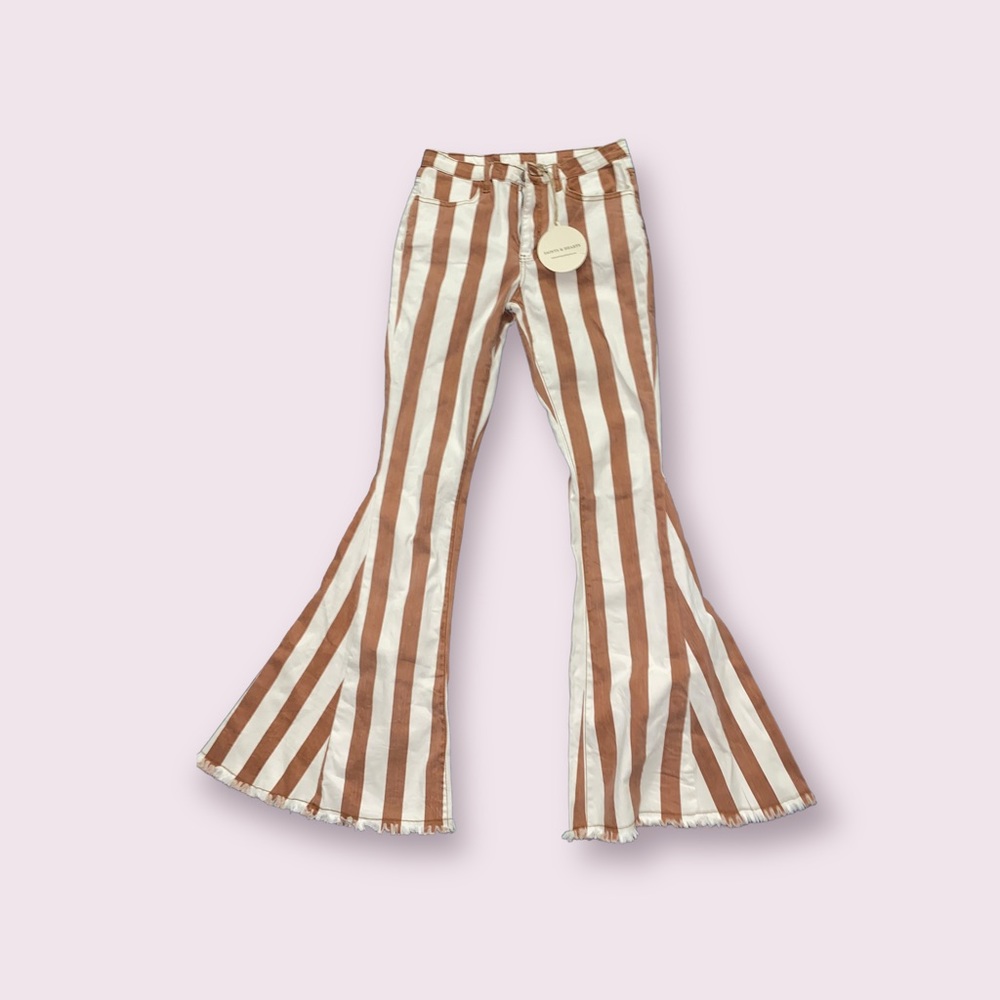 jeans stretchy bellbottom from buckle